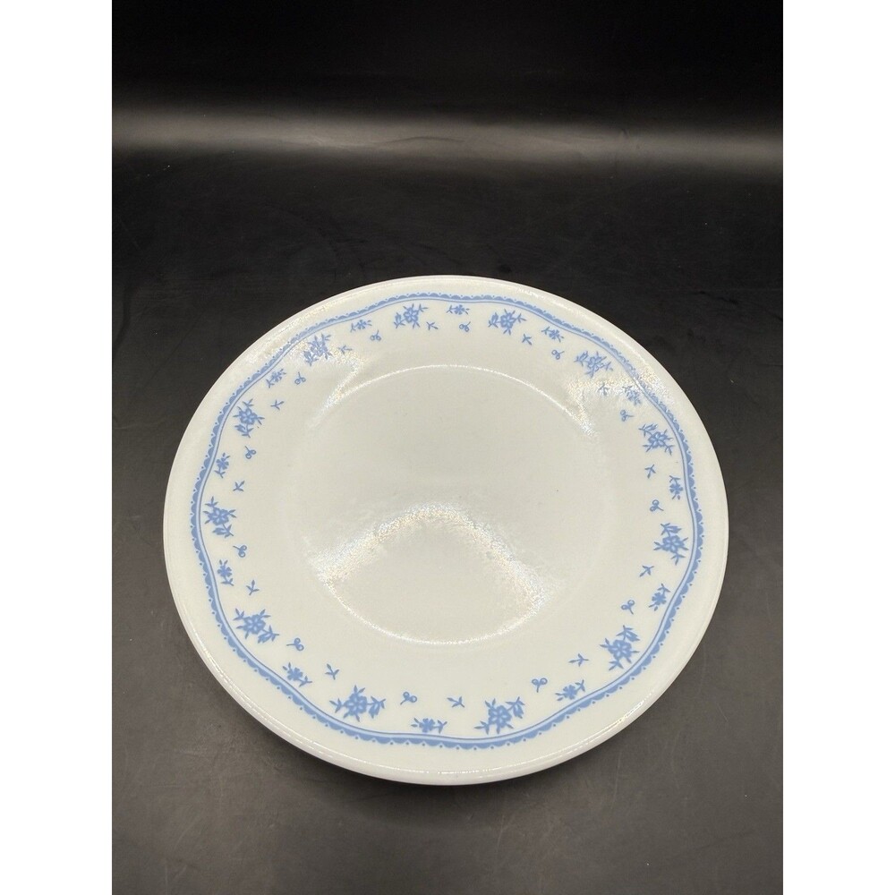Corelle Corning Morning Blue Bread/Dessert Plate White Floral 6-3/4" Replacement